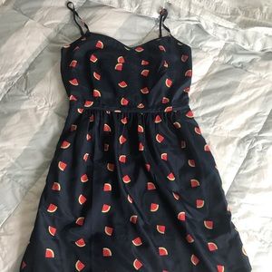 J crew Watermelon printed Seaside Cami Dress